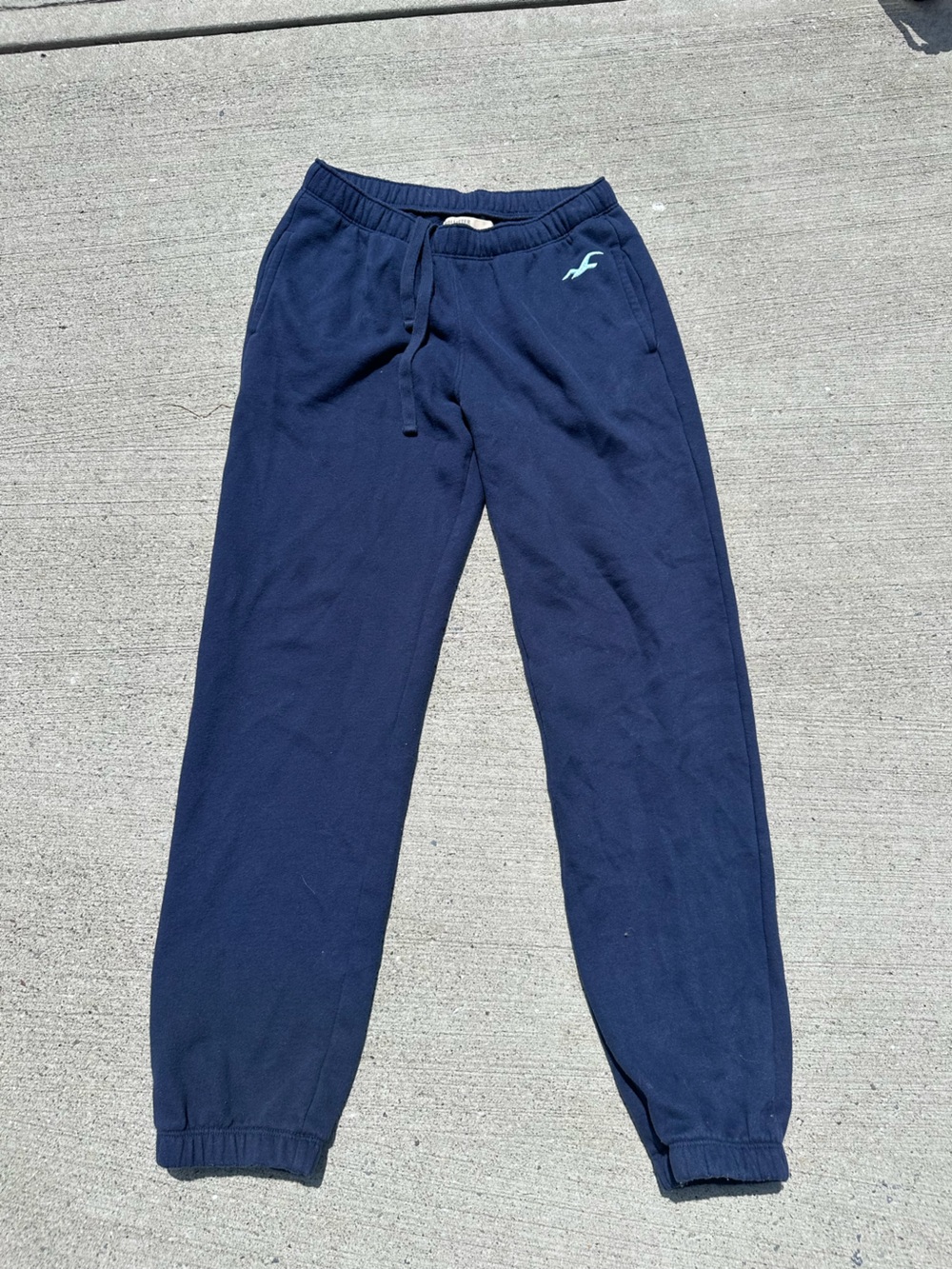 Hollister Navy Blue Sweatpants